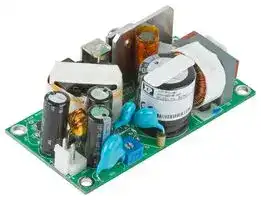 ECF40US12: AC/DC Open Frame Power Supply (PSU), ITE & Medical, 1 Output, 40 W, 80V AC to 264V AC