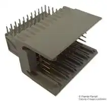 5106012-1.: Connector, Z-PACK, 55 Contacts, 2 mm, Header, Press Fit, 5 Rows