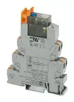 2910523: Power Relay, DPDT, 230 VAC, 6 A, PLC-INTERFACE Series, DIN Rail