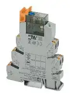 2910534: Power Relay, SPDT, 230 VAC, 10 A, PLC-INTERFACE Series, DIN Rail
