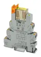 2910537: Power Relay, DPDT, 24 VDC, 6 A, PLC-INTERFACE Series, DIN Rail