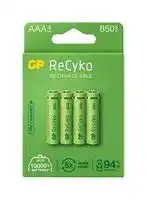 GPRHCH83E013: Rechargeable Battery, 1.2 V, Nickel Metal Hydride, 850 mAh, AAA