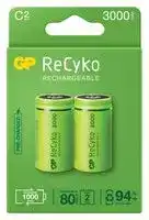 GPRHC30CB028: Rechargeable Battery, 1.2 V, Nickel Metal Hydride, 3 Ah, C, Raised Positive and Flat Negative, 1