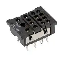 PY14 — Relay Socket, Panel, Solder Lug, 14 Pins, 3 A, MY Series