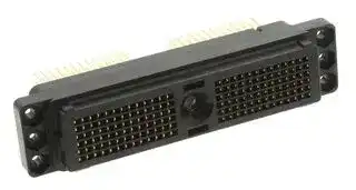 DL1-156RW4: Connector, ITT Cannon DL, 156 Contacts, Receptacle, Wire Wrap, 6 Rows