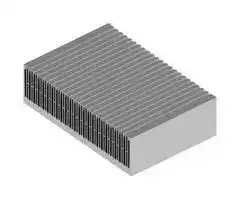 SK 441 250 AL: Heat Sink, 0.022 K/W, 300 mm, 84 mm, 250 mm