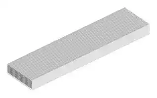 SK 458 1000 AL: Heat Sink, 0.028 K/W, 250 mm, 84 mm, 1000 mm