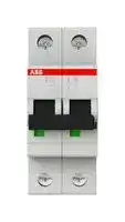 2CDS252001R0505: Thermal Magnetic Circuit Breaker, MCB, 2P, 20 kA, 230 V, 50 A