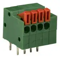 1-2834016-2: Wire-To-Board Terminal Block, Screwless, 2.54 mm, 2 Ways, 26 AWG, 20 AWG, Clamp
