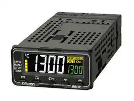 E5GC-QX1A6M-000: Temperature Controller, 1/32 DIN, ON/OFF Control, PID Control, -200 °C to 2300 °C, 100 V to 240 V