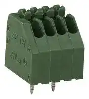 1-2834021-3: Wire-To-Board Terminal Block, Screwless, 2.5 mm, 3 Ways, 26 AWG, 20 AWG, Push In