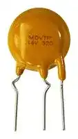 MOVTP14V130T: TVS Varistor, 130 V, 170 V, MOVTP Series, 340 V, Disc 14mm, Metal Oxide Varistor (MOV)