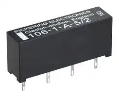 106-1-A-5/2: Reed Relay, SPST-NO, 5 VDC, 106 Series, Through Hole, 500 ohm, 500 mA