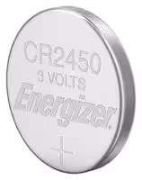 7638900381795: Battery, 3 V, 2450, Lithium Manganese Dioxide, 620 mAh, Pressure Contact, 2