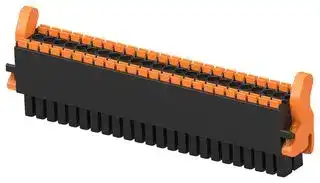 2-2842499-4: Pluggable Terminal Block, w/ Latch, Blk, 3.5 mm, 48 Ways, 24 AWG, 16 AWG, 1.3 mm², Push In