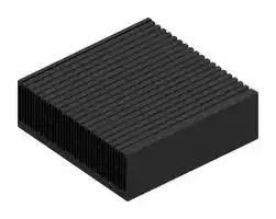 SK 458 250 SA: Heat Sink, 0.028 K/W, 250 mm, 84 mm, 250 mm