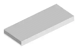SK 461 1000 AL: Heat Sink, 0.018 K/W, 400 mm, 88 mm, 1000 mm