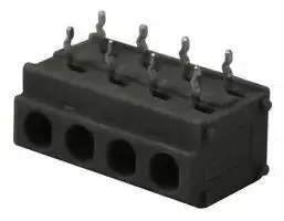 2834089-3: Wire-To-Board Terminal Block, Screwless, 5 mm, 4 Ways, 20 AWG, 14 AWG, Clamp