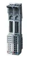 6ES7193-6BP60-0DA0: Double Base Unit, Push-In, A0 Type, 2 I/O Modules, 2.5 mm², SIMATIC ET 200SP Series
