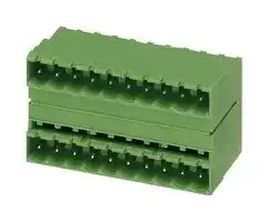 1762431: Terminal Block, Double Level, Header, 5.08 mm, 16 Ways, 15 A, 300 V, Through Hole Right Angle