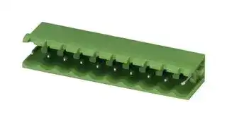 1754436: Terminal Block, Header, 5 mm, 2 Ways, 15 A, 300 V, Through Hole Right Angle