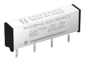 108-1-A-12/1D: Reed Relay, SPST-NO, 12 VDC, Micro-SIL 108 Series, Through Hole, 1 kohm, 1 A