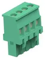 284046-6 — Pluggable Terminal Block, 5 mm, 6 Ways, 30 AWG, 12 AWG, 3 mm², Screw