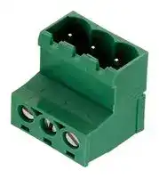 691348500002: Pluggable Terminal Block, Reversed Plug, 5.08 mm, 2 Ways, 3.31 mm², Screw