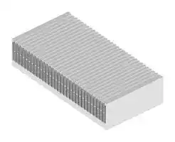 SK 461 200 AL: Heat Sink, 0.018 K/W, 400 mm, 88 mm, 200 mm
