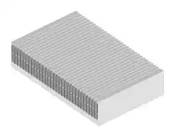 SK 461 250 AL: Heat Sink, 0.018 K/W, 400 mm, 88 mm, 250 mm