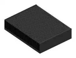 SK 461 300 SA: Heat Sink, 0.018 K/W, 400 mm, 88 mm, 300 mm