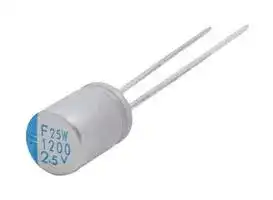 APSF160ELL101MF05S: Polymer Aluminium Electrolytic Capacitor, 100 µF, 16 V, 0.024 ohm, 20000 hours @ 105°C, ± 20%