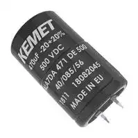 ALA7DA391CF500: Electrolytic Capacitor, 390 µF, 500 V, ± 20%, Snap-In, 13000 hours @ 85°C