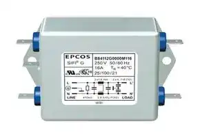 B84112G0000M080: Power Line Filter, General Purpose, 250 V, 8 A, Single Phase, 1 Stage, Chassis Mount