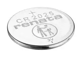 CR 2025 MFR (1BL): Battery, 3 V, 2025, Lithium Manganese Dioxide, 165 mAh, Pressure Contact, 20 mm