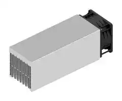 LA 34 200 12: Fan / Force Cooled Heat Sink, 12VDC, 0.117 K/W, 83 mm, 80 mm, 200 mm, 222 m³/h, 71 dBA