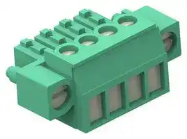 284511-6 — Pluggable Terminal Block, 3.81 mm, 6 Ways, 30 AWG, 14 AWG, 2 mm², Screw