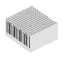 SK 497 150 AL: Heat Sink, 0.038 K/W, 165 mm, 84 mm, 150 mm