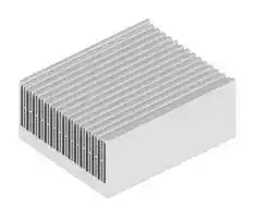 SK 497 200 AL: Heat Sink, 0.038 K/W, 165 mm, 84 mm, 200 mm