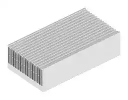SK 497 300 AL: Heat Sink, 0.038 K/W, 165 mm, 84 mm, 300 mm