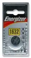 619974: Battery, Lithium Coin, 3 V, 1632, Lithium Manganese Dioxide, 130 mAh, Pressure Contact, 16 mm