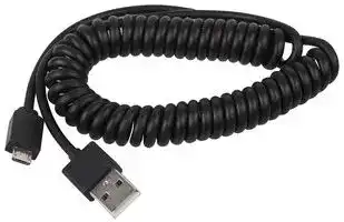 PSG91717: USB Cable, Type A Plug to Micro Type B Plug, 500 mm, 19.69 ", USB 2.0, Black