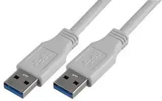 PSG91171: USB Cable, Type A Plug to Type A Plug, 2 m, 6.6 ft, USB 3.0, White
