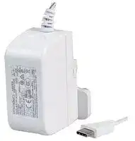 T7730DV: Raspberry Pi Accessory, Raspberry Pi 4 Model B PSU, USB-C, 5.1V, 3A, UK/EU Plugs, White
