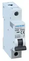 PELB1161: Thermal Magnetic Circuit Breaker, 50 A, 1 Pole, 415 V, DIN Rail