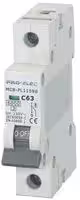 AUB1 1P C63A: Thermal Magnetic Circuit Breaker, 63 A, 1 Pole, 230 V, DIN Rail