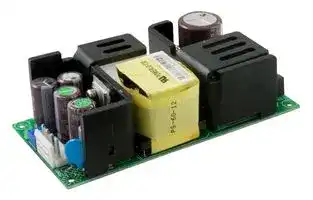 PS-60-12: AC/DC Open Frame Power Supply (PSU), ITE, 1 Output, 60 W, 90V AC to 264V AC, Fixed