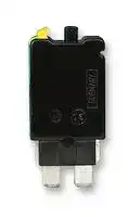 1170-01-15A: Thermal Circuit Breaker, 15 A, 1 Pole, 28 VDC, Plug In