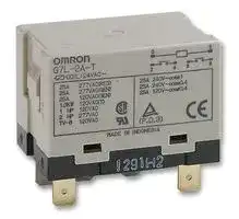 G7L-2A-T 100/120VAC — Power Relay, DPST-NO, 120 VAC, 25 A, G7L Series, Panel Mount, Non Latching