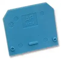 029448 AP: End / Intermediate Plate, for Use with Modular Terminals, Blue